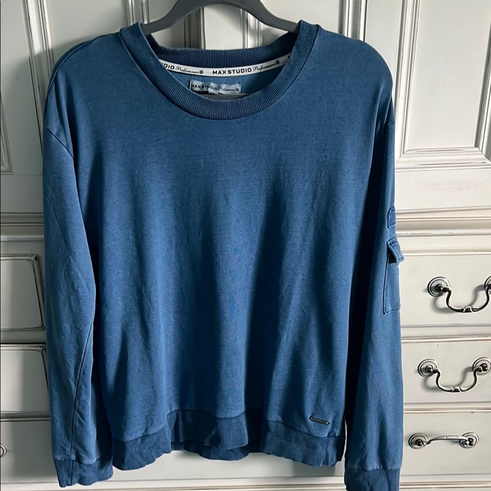 Max Studio Indigo Pullover